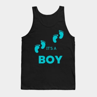 Ahoy it's a boy " new mom gift" & "new dad gift" "it's a boy pregnancy" newborn, mother of boy, dad of boy gift Tank Top